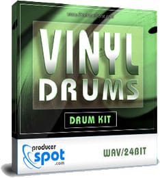 Free Vinyl Drum Kit – One Shot Samples von ProducerSpot